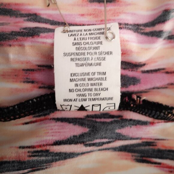 2 / $30.00 - Eclipse Ladies Size Medium Multi Colored Longer Tank Top - Picture 6 of 8